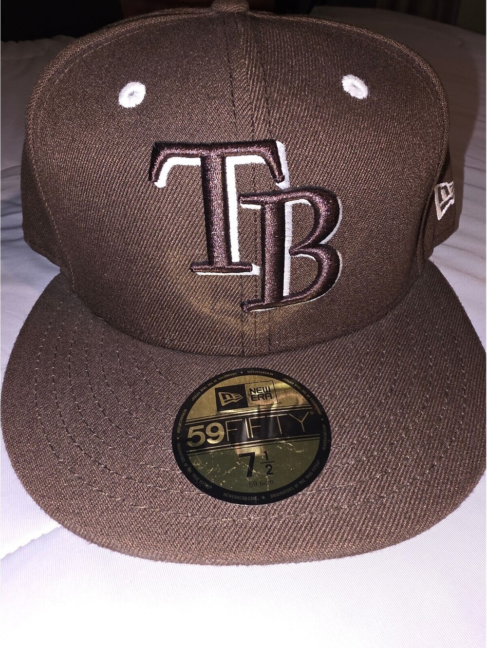 Tampa Bay Rays New Era 7 1/2 New - brown